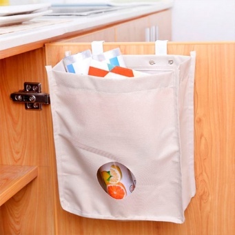 Купить Органайзер для пакетов на дверцу шкафа, белый