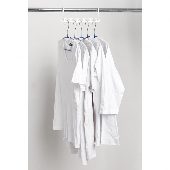 Купить Подвесной органайзер для вешалок и аксессуаров, белый, 8 шт