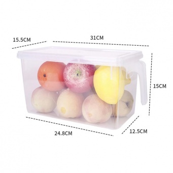 Купить Контейнер для холодильника с ручкой, прозрачный