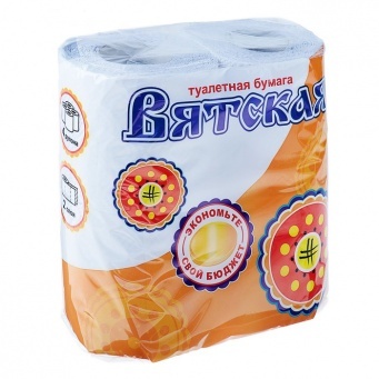 Купить Туалетная бумага "Вятская", 4 шт