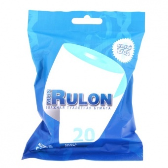 Купить Туалетная бумага влажная "MON RULON", 20 шт