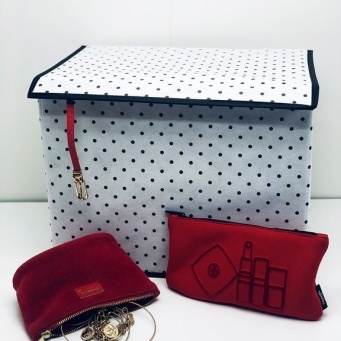 Купить Коробка для хранения вещей с крышкой Eco White (38х25х30 см)