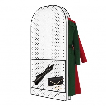 Купить Чехол-портплед для одежды до 7 вешалок Eco White (шубы, платья, костюмы (120x60x10)