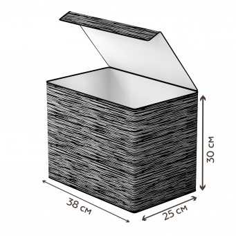 Купить Коробка для хранения вещей с крышкой Liverpool (38х25х30 см)