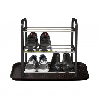 Купить Комплект лоток для обуви + полка на 3 яруса