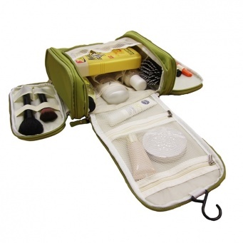 Купить Подвесная косметичка-органайзер, зеленая