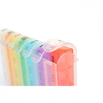 Купить Таблетница "Радуга", 20х11х3,4 см