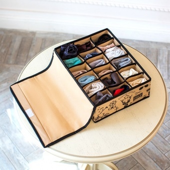 Купить С крышкой Органайзер на 18 секций (31*24*11) Hipster Style