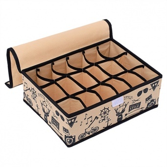 Купить С крышкой Органайзер на 18 секций (31*24*11) Hipster Style