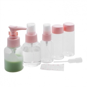 Купить Дорожный набор для косметических средств, розовый