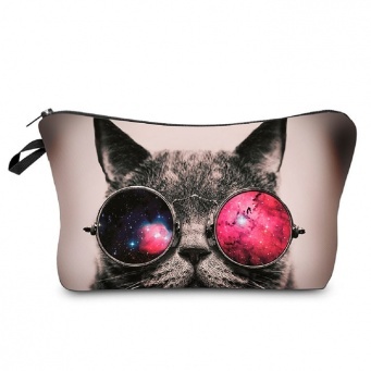 Купить Косметичка Cat in glasses, 20х14х4