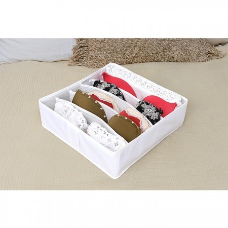 Купить Органайзер для бюстгальтеров на 6 ячеек White