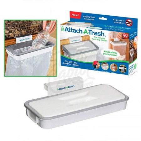 Купить Держатель для мусорных пакетов на дверцу шкафа, с крышкой