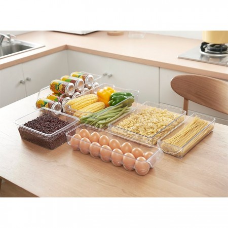 Купить Контейнер-органайзер для холодильника прозрачный, 30х9,5х5 см