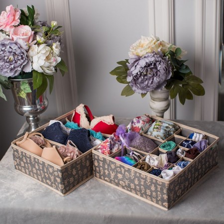 Купить Мульти-органайзер для нижнего белья и аксессуаров Hipster Animals (18+3+1 секция)