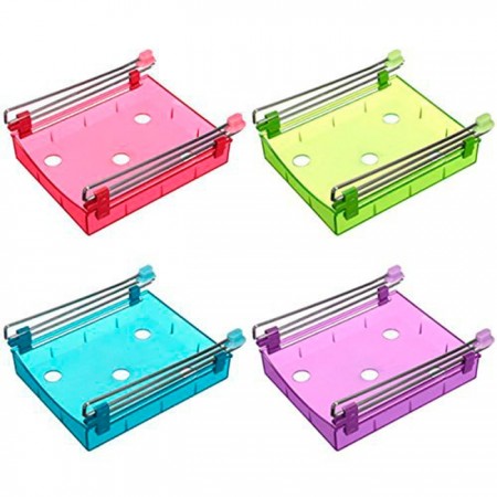 Купить Органайзер для холодильника на металлическом основании Homsu, розовый