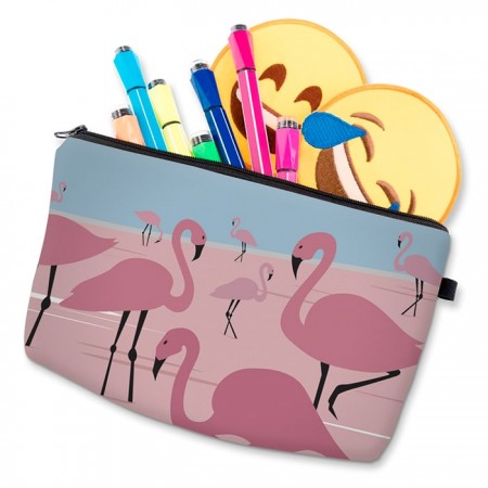 Купить Косметичка Pink Flamingos, 20х14х4