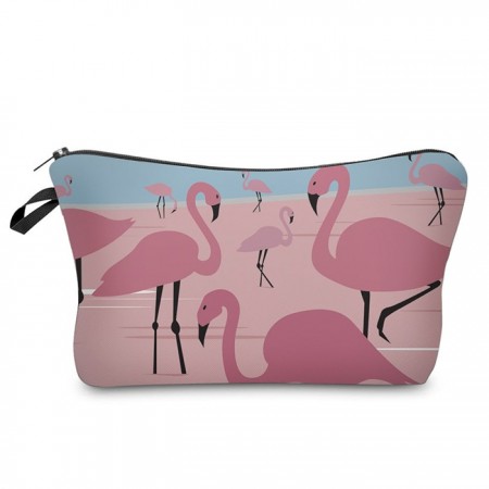 Купить Косметичка Pink Flamingos, 20х14х4
