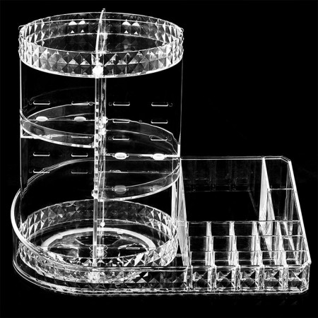 Купить Вращающийся акриловый мульти-органайзер для косметики Diamond