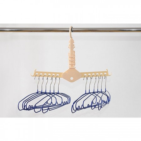 Купить Подвесной органайзер для вешалок и аксессуаров, бежевый