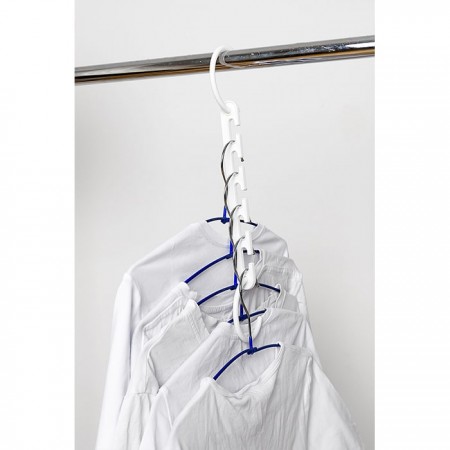 Купить Подвесной органайзер для вешалок и аксессуаров, белый, 8 шт