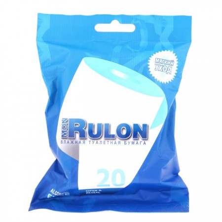 Купить Туалетная бумага влажная "MON RULON", 20 шт