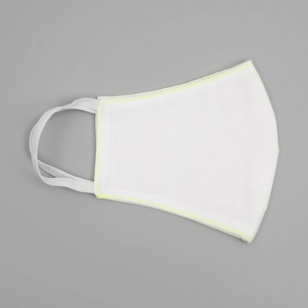 Купить Маска тканевая многоразовая для лица, 26 х 13 см, белая