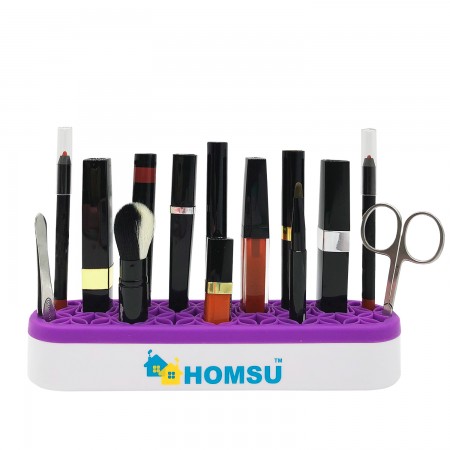 Купить Подставка для косметики, украшений и зубных щеток, фиолетовая