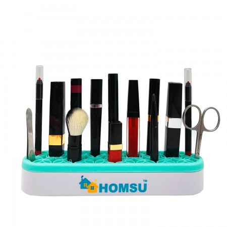 Купить Подставка для косметики, украшений и зубных щеток, зеленая