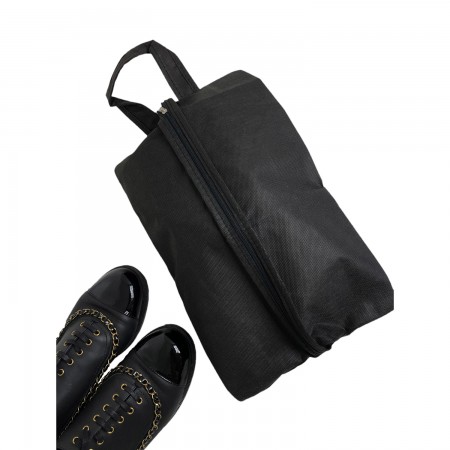 Купить Мешок для обуви на молнии (40x25см) Premium Black