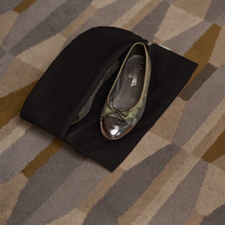 Купить Мешок для обуви на молнии (40x25см) Premium Black