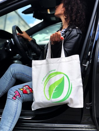 Купить Эко сумка шоппер "С любовью к природе"