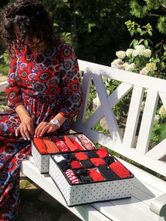 Купить Органайзер для бюстгальтеров Eco White, 6 секций (31х24х11 см)