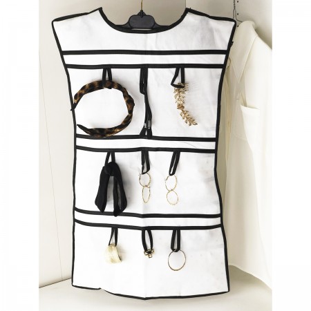 Купить Органайзер-платье для украшений, аксессуаров и мелочей Eco White (45х75 см)