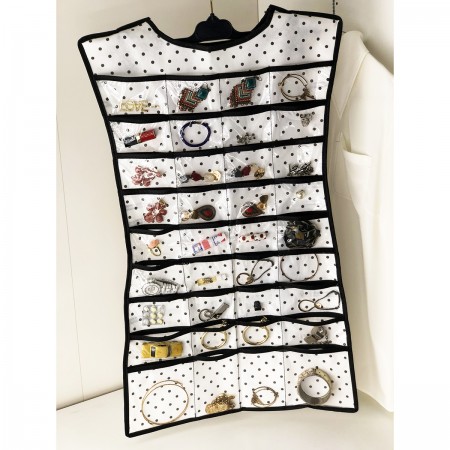 Купить Органайзер-платье для украшений, аксессуаров и мелочей Eco White (45х75 см)