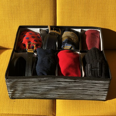 Купить Органайзер для шарфов, платков, ремней, галстуков Liverpool (8 ячеек)