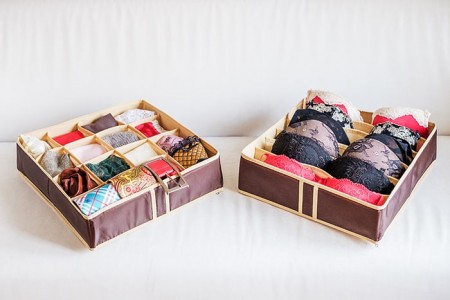 Купить Комплект из 2-ух органайзеров для нижнего белья 