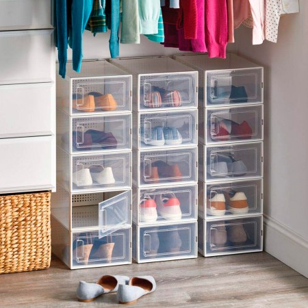 Купить Коробка для хранения обуви большого размера Premium, набор из 4 шт. (25*18,7*35)