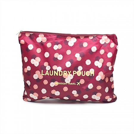 Купить Комплект из 6 органайзеров для багажа "Бордовый Цветок"