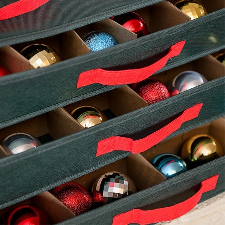 Купить Большой органайзер для ёлочных игрушек New Year (57*25*27)