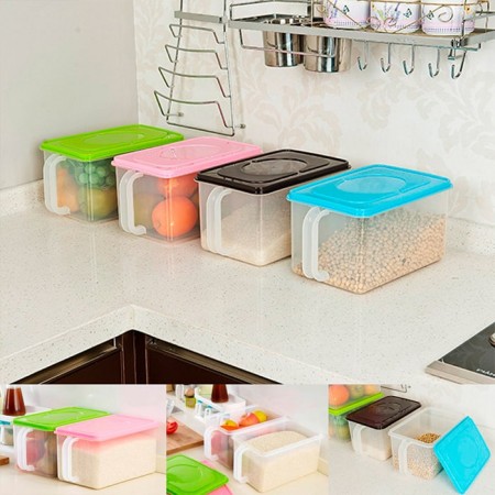 Купить Контейнер для холодильника с ручкой, зеленый