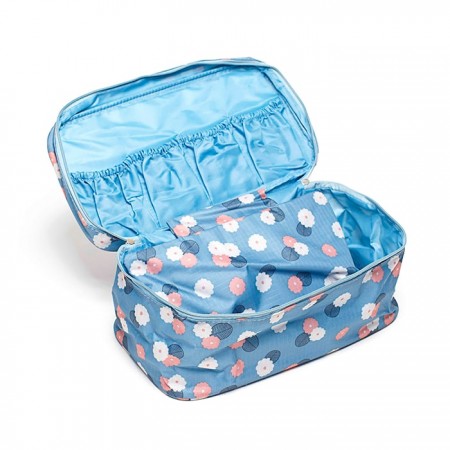 Купить Органайзер-косметичка Синий Цветок